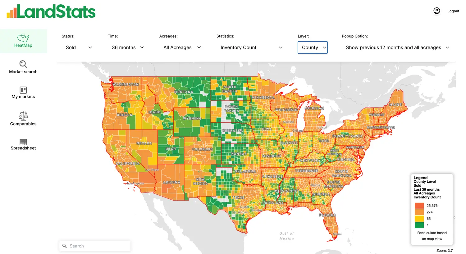 Land Stats Platform